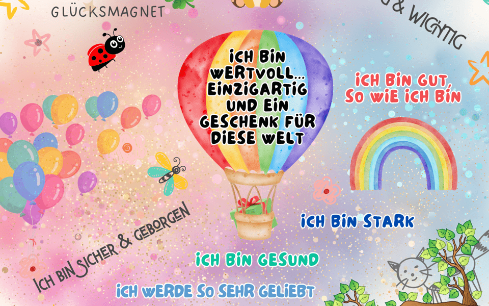 Affirmationskarte für Dein Kind - kostenlos bestellen